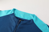 2024 Portugal Blue Half Pull Tracksuit