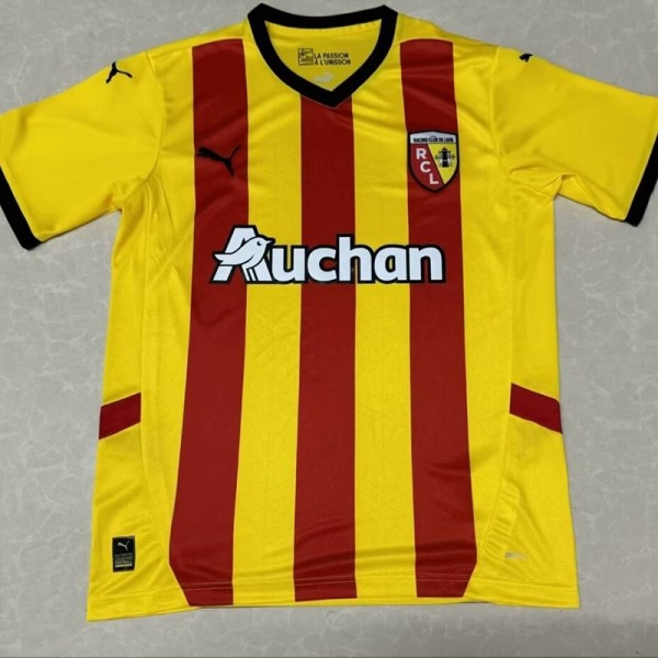 2024/25 RC Lens Home Yellow Fans Soccer jersey