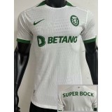 2024/25 Sporting CP Away White Player Soccer jersey