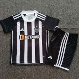 2024/25 Atletico Mineiro Home Black Fans Kids Soccer jersey