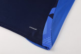 2024 Dark Blue Half Pull Tracksuit