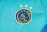 2024/25 Ajax Blue Half Pull Tracksuit