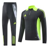 2024 Black Half Pull Tracksuit