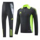 2024 Black Half Pull Tracksuit