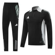 2024 Black Half Pull Tracksuit