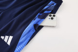 2024 Dark Blue Half Pull Tracksuit