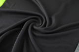 2024 Black Half Pull Tracksuit