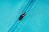 2024/25 Ajax Blue Half Pull Tracksuit
