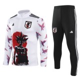2024 Japan White Half Pull Tracksuit