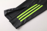 2024 Black Half Pull Tracksuit