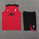 2024/25 LIV Red Training Shorts Suit