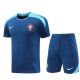 2024 Portugal Blue Training Shorts Suit