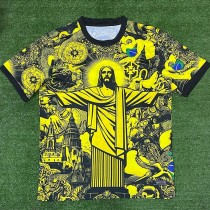 2024 Brazil Special Edition Yellow Fans Soccer jersey