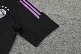 2024 Germany Black Training Shorts Suit