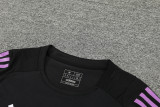 2024 Germany Black Training Shorts Suit