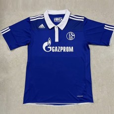 2010/11 FC Schalke 04 Home Blue Retro Soccer jersey