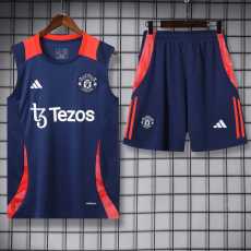 2024/25 Man Utd Dark Blue Training Shorts Suit