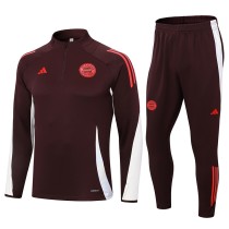 2024/25 Bayern Crimson Half Pull Tracksuit