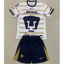 2024/25 Pumas UNAM Home White Fans Kids Soccer jersey