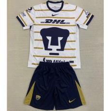 2024/25 Pumas UNAM Home White Fans Kids Soccer jersey