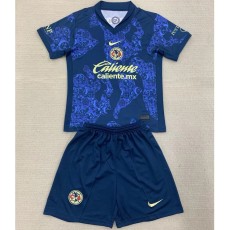 2024/25 Club America Away Dark Blue Fans Kids Soccer jersey