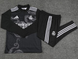 2024/25 R MAD Black Kids Half Pull Tracksuit