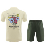2024/25 BAR White Training Shorts Suit