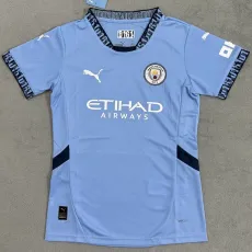 2024/25 Man City Home Blue Fans Women Soccer jersey