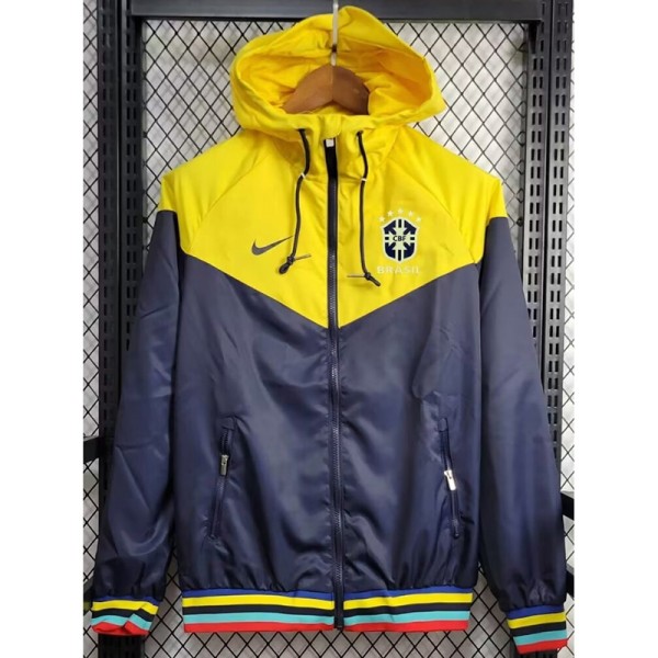 2024 Brazil Blue Windbreaker
