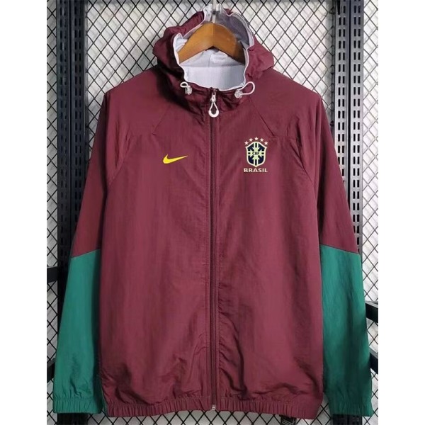 2024 Brazil Crimson Windbreaker