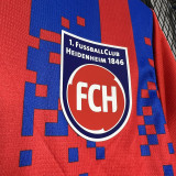 2024/25 1. FC Heidenheim Home Red Fans Soccer jersey