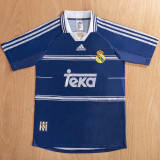 1998/99 R MAD Away Dark Blue Retro Soccer jersey
