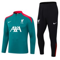 2024/25 LIV Green Half Pull Tracksuit