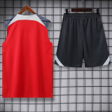 2024/25 LIV Red Training Shorts Suit