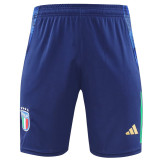 2024 Italy Blue Fans Soccer Shorts