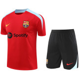 2024/25 BAR Red Training Shorts Suit