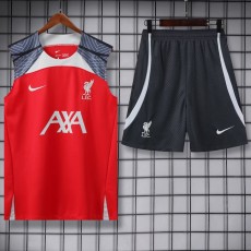 2024/25 LIV Red Training Shorts Suit