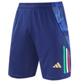 2024 Italy Blue Fans Soccer Shorts