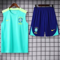 2024 Brazil Green Training Shorts Suit