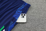 2024 Italy White Training Shorts Suit