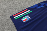 2024 Italy Blue Training Shorts Suit