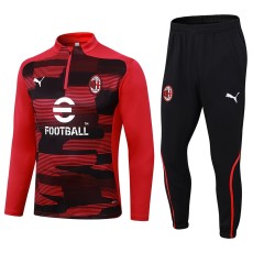 2024/25 ACM Red Half Pull Tracksuit