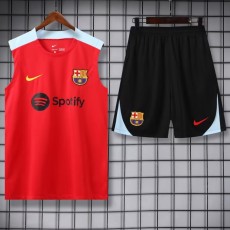 2024/25 BAR Red Training Shorts Suit