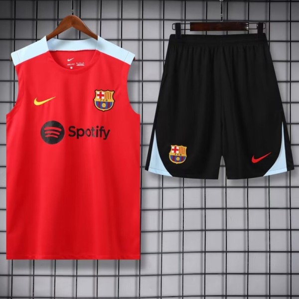 2024/25 BAR Red Training Shorts Suit