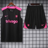 2024/25 CHE Black Training Shorts Suit