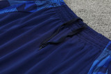 2024 Italy Blue Training Shorts Suit