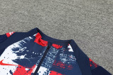 2024/25 PSG Dark Blue Half Pull Tracksuit