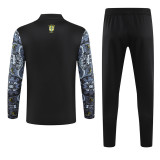 2024 Brazil Gray Half Pull Tracksuit