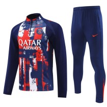 2024/25 PSG Dark Blue Half Pull Tracksuit