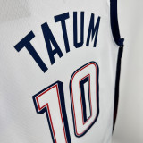 2024 TATUM #10 White NBA Jerseys